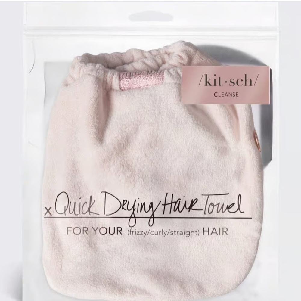 Kitsch Blush Microfiber Hair Towel